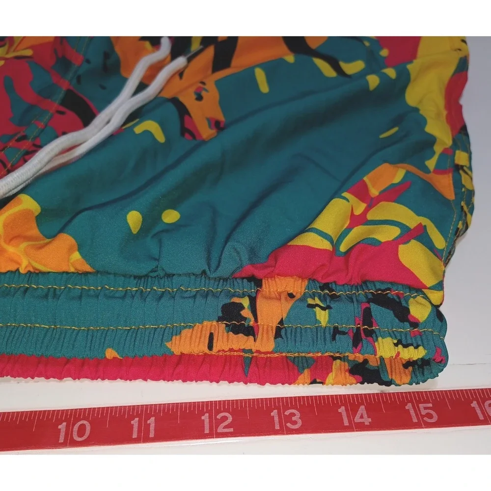 B Fresh Gear Mens L Swim Trunks‎ Summer Jam Tropical Print Resort Vacation Beach